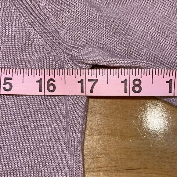 Lululemon Unity Drop Back Long Sleeve Sweater Cashmere Blend Dusty Rose‎ Size 6 - Picture 9 of 10